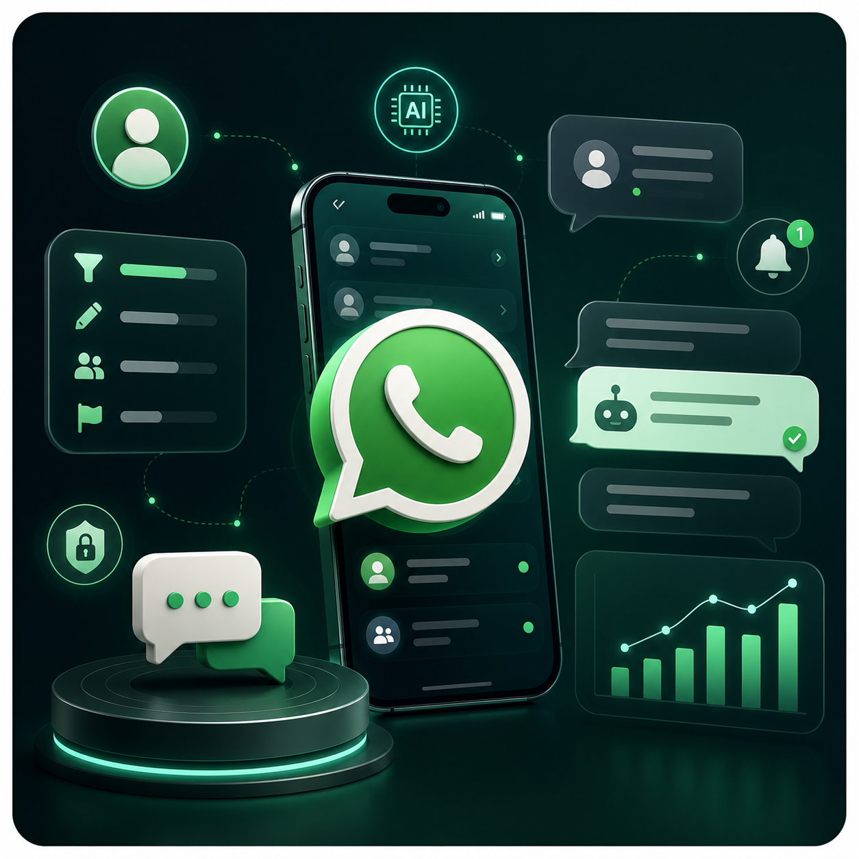 WhatsApp Manager — executive AI